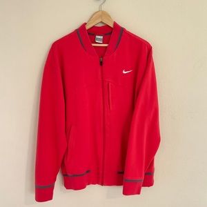 NIKE FIT DRY TENNIS WARM UP JACKET LARGE